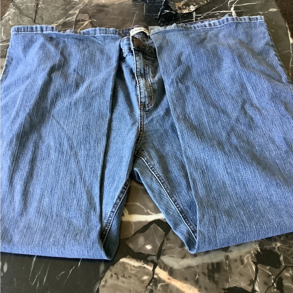 Vintage y2k bana di turquoise stone crystal embellished jeans size 22 - Picture 5 of 7